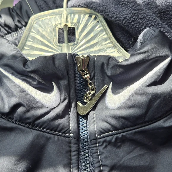 Nike Fleece Lined Track Jacket Sz M - Picture 4 of 5